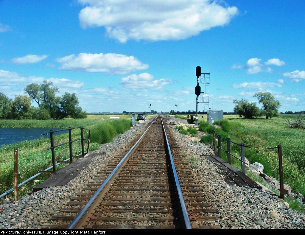 BNSF "West Koldok" BNSF Jamestown Sub. TWC/ABS.